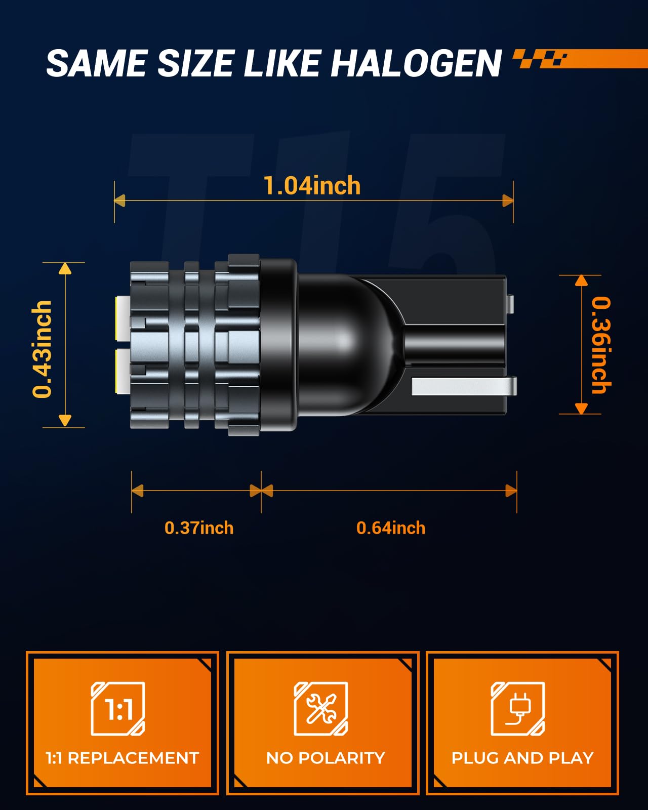 SEALIGHT 194 LED Bulb 6000K White License Plate Light, 168 W5W 2825 T10 LED Light Bulb Replacement Bulbs for Dome Map Door Courtesy Dash Lights, Pack of 6 - Image 7