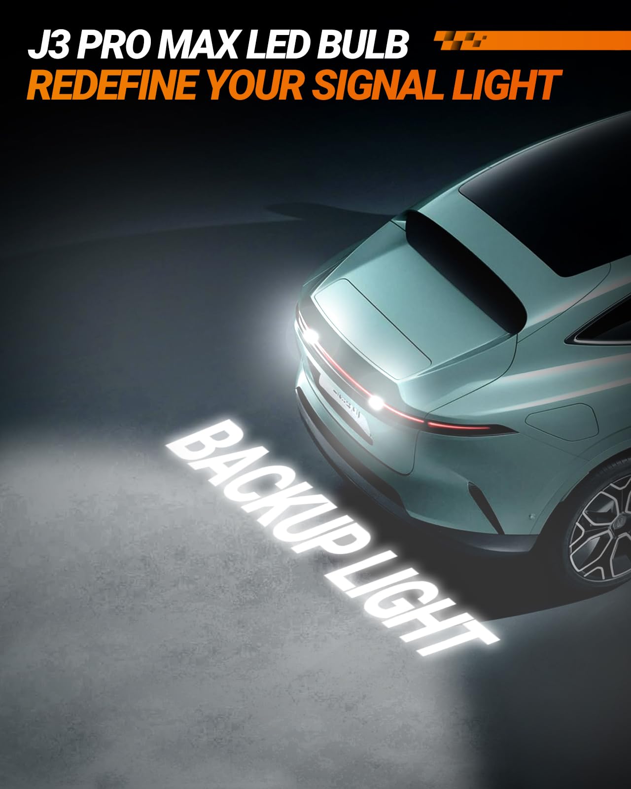 SEALIGHT 3157 LED Bulb, LED Reverse Light Bulb Anti Hyper Flashing, With Built in Resistor, 3200LM Super Bright White for Backup Reverse and Tail Blinker Brake Light, Plug N Play, Pack of 2 - Image 3