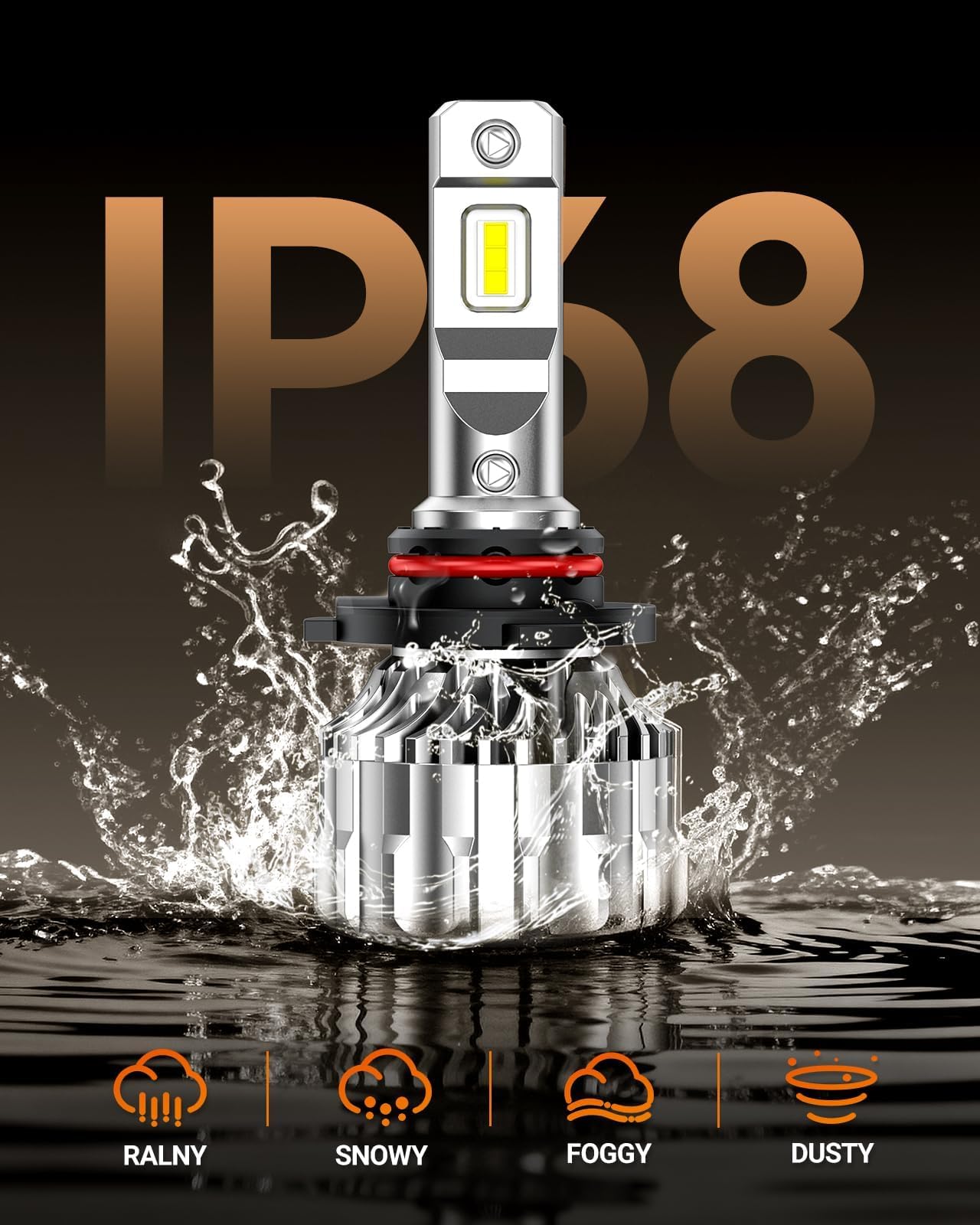 SEALIGHT 9005 9006 Bulb Combo, 92000LM 800% Super Bright 5 Mins Installation, 60000H Lifespan, 6500K Cool White 9005/HB3 9006/HB4 Fog Light Bulbs, Pack of 4 - Image 4