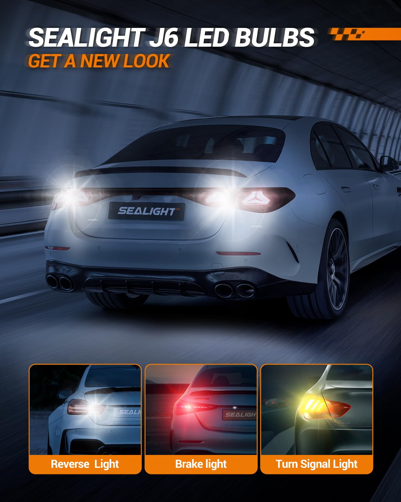 SEALIGHT 912 921 LED Bulb Reverse Light Super Bright 3020SMD Canbus Error Free T15 LED Backup Lights for 906 916 W16W 912 LED Bulb with 360° HD Projector, 6000K White, Pack of 2 - Image 6