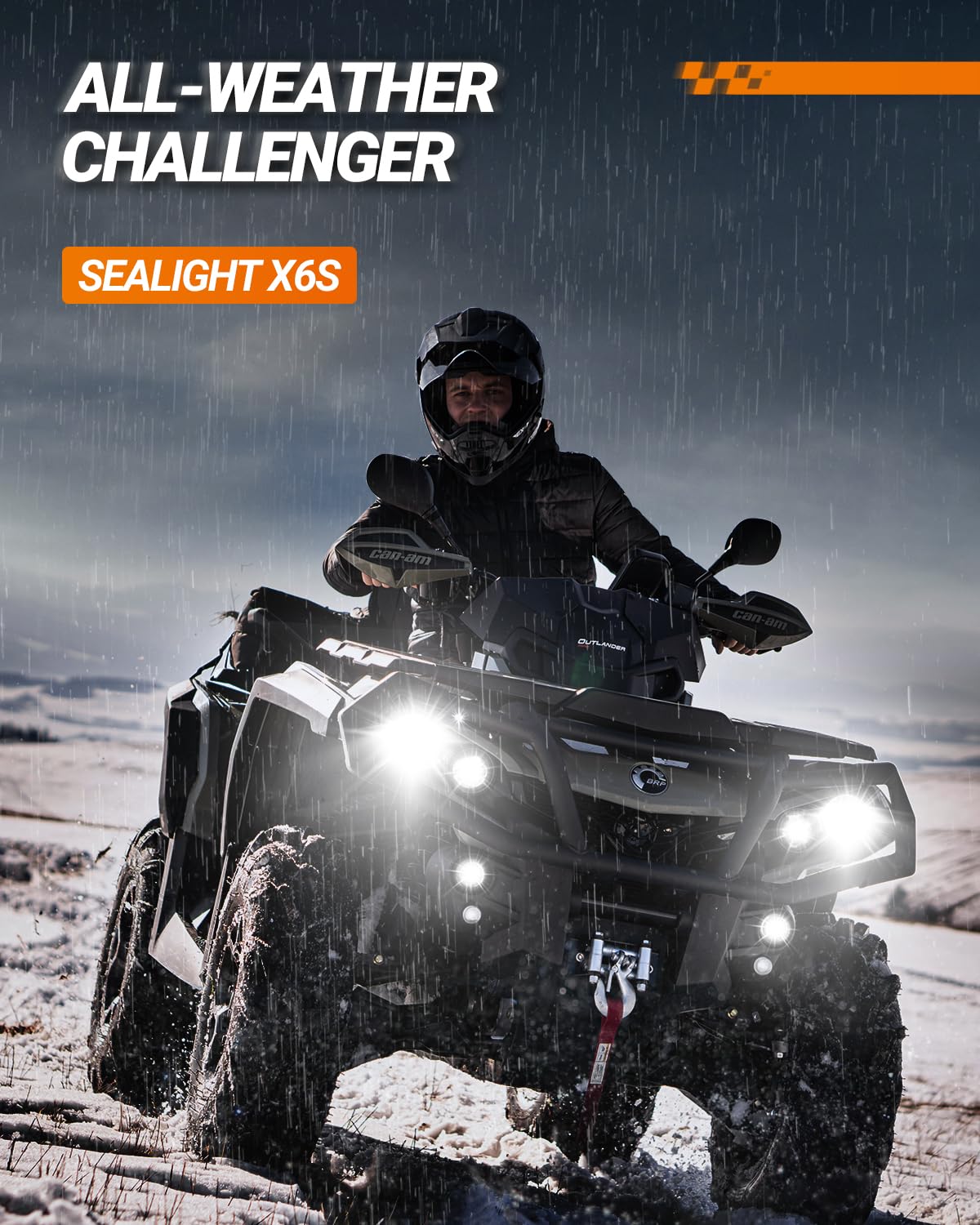 SEALIGHT H11/H8/H9 Bulb, 84,000LM 900% Brightness Light Bulbs, 6000K Cool White Bulbs with 25000RPM Fan, Plug and Play ATV/UTV, 10-Year Extended Lifespan IP68 Waterproof, Pack of 2 - Image 4